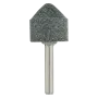 Шарошка абразивная DENZEL конус, для дрели, 25 x 25 мм, хвостовик d6 мм, 63С