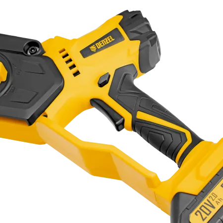 Цепная мини-пила аккумуляторная бесщеточная DENZEL СCS-200BL, шина 200 мм, Li-Ion, 20 В