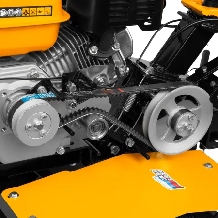 Мотоблок DENZEL DPT-270S, 7 л.с., ремен.сцеп, фрез 3х4, ШОМ, передачи 2В/1Н