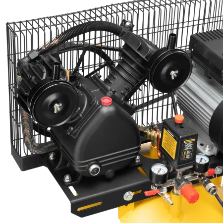Компрессор воздушный DENZEL BCV2200/100V, 2.3 кВт, ременный привод, 100 литров, 440 л/мин