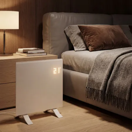 Конвектор электрический DENZEL OptiPrime-1000, Wi-Fi, тачскрин, цифровой термостат, 1000 Вт