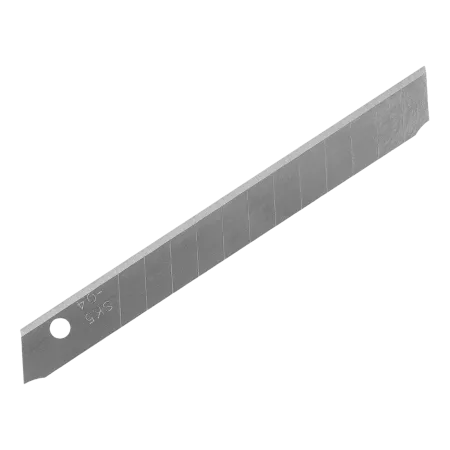 Лезвия DENZEL 9 мм, сталь SK5 - 0,4 мм, 10 штук