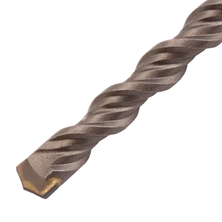 Бур по бетону DENZEL 705028, 12 x 600 мм, двойная спираль, три пылеотводящие кромки