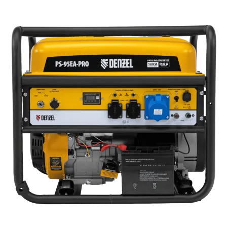 Генератор бензиновый DENZEL PS-95EA-PRO, 9,5 кВт, 230 В, 40 л, разъем ATS, эл.старт