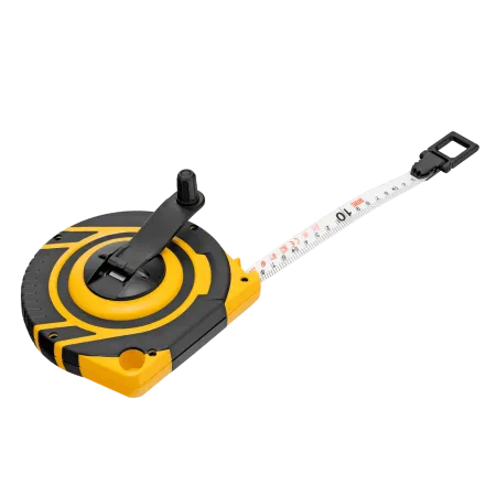 Рулетка геодезическая DENZEL 20 м х 15 мм, закрытый корпус, фиберглассовая лента