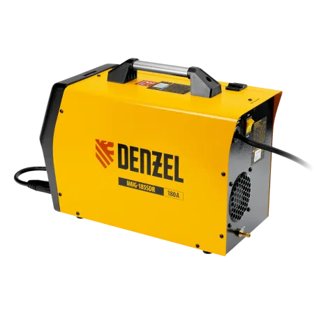 Аппарат инвертор DENZEL. полуавтомат. cварки IMIG-185SDR, 180 А, ПВ 60%, катушка 5 кг