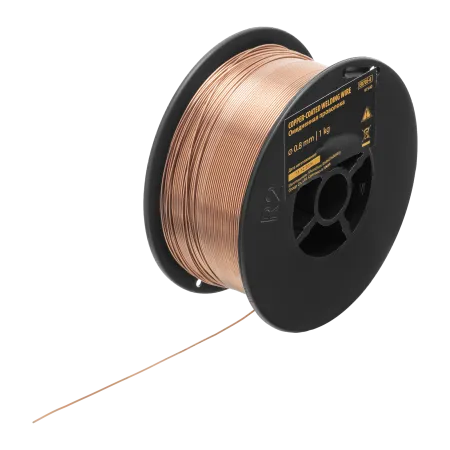 Омедненная проволока Denzel ER70S-6, диам. 0,8 мм, 1 кг, диам. катушки D100