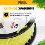 Леска для триммера DENZEL 96289 звезда, 4,0мм х 93м, на DIN катушке FLEX CORD