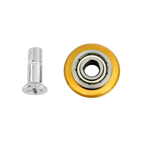 Ролик режущий с подшипником для плиткореза DENZEL 22х6х6мм, TiN