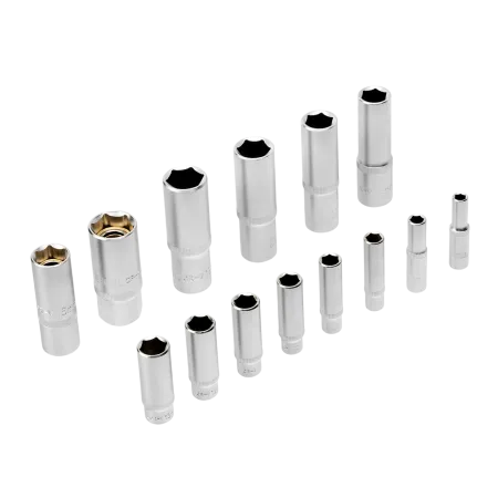 Набор инструментов DENZEL 1/2", 1/4", CrV, S2, пластиковый кейс, 94 предмета