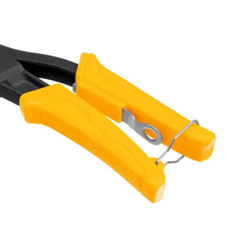 Заклепочник ручной DENZEL 255 мм, литой, усиленный, заклепки 2,4-3,2-4,0-4,8 мм