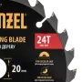 Пильный диск по дереву DENZEL ф160 х 20 мм, 24 зубьев