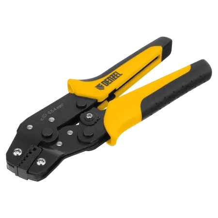 Клещи для обжима наконечников штыревых DENZEL НШВ, НШВИ, НШВИ-2, 0,5-4 мм2