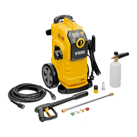 Моечная машина высокого давления DENZEL K 90 Power, 3100 Вт, 220 бар, 600 л/ч, асинх. двигатель