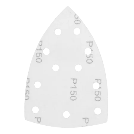 Треугольник абразивный на ворc. подложке под "липучку", перф., P 150, 150х150х100 мм, 5 шт. Denzel