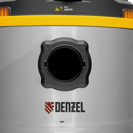 Пылесос строительный DENZEL RVC30, 1400 Вт, бак 30 л, шланг 3 м, розетка с автосинхр.