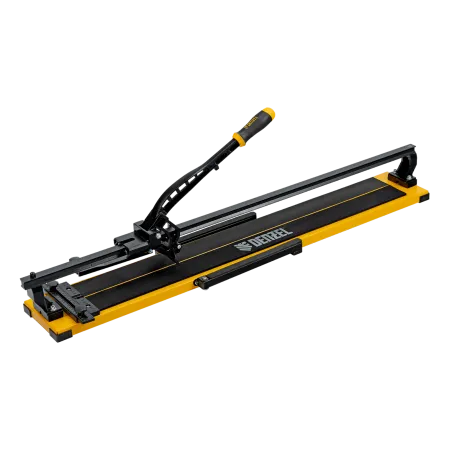 Плиткорез рельсовый DENZEL 1000х16мм, каретка на подш., стальная станина, усил. рукоятка-пенал