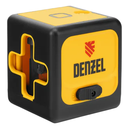 Лазерный уровень  DENZEL DQB, 30 м, зеленый луч, батарейки, сумка