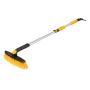 Щетка-сметка со скребком DENZEL телескоп, поворотная голова, 750-1120 мм