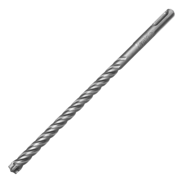 Бур по бетону DENZEL, цельная крестовая пластина, 10x215 мм, SDS PLUS