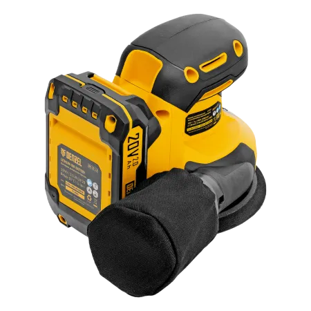 Машина шлифовальная эксцентриковая аккумуляторная DENZEL CROSH-20-125, Li-Ion, 20 В