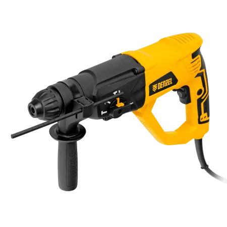 Перфоратор электрический DENZEL RH-1050-26, SDS-plus, 1050 Вт, 3.2 Дж, 3 плюс 1 режим