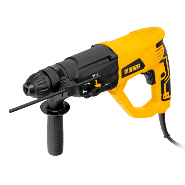 Перфоратор электрический DENZEL RH-1050-26, SDS-plus, 1050 Вт, 3.2 Дж, 3 плюс 1 режим