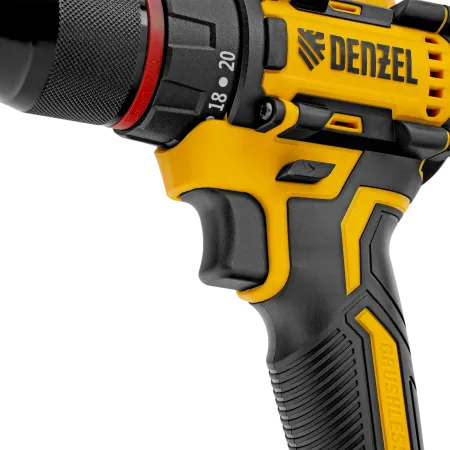Дрель-шуруповерт аккумуляторная бесщет. DENZEL CDH-BL-20, Li-Ion, 20 В