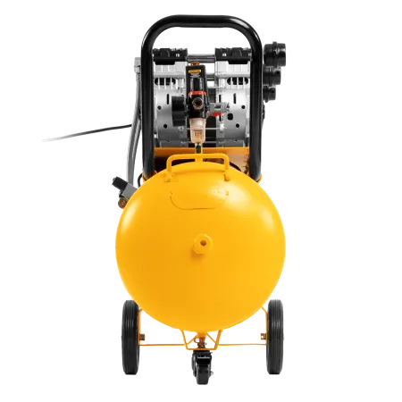 Компрессор безмасляный, малошумный DENZEL DLS 2250/100, 2250 Вт, 3x750, 100 л, 410 л/мин блок управления/ Denzel