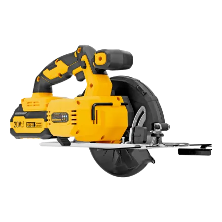 Пила циркулярная аккумуляторная DENZEL CCSH-20-165, 165 мм, Li-Ion, 20 В