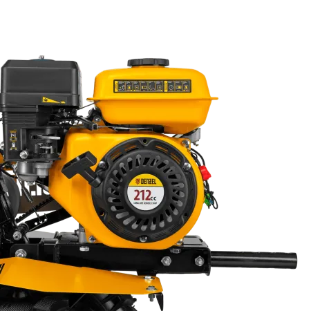 Мотоблок DENZEL DPT-270S, 7 л.с., ремен.сцеп, фрез 3х4, ШОМ, передачи 2В/1Н