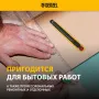 Нож DENZEL 9 мм, сменное лезвие, SK4, алюминиевый корпус, торцевой зажим