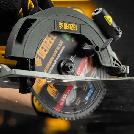 Пильный диск по алюминию DENZEL ф185 х 20 мм, 64 зубьев