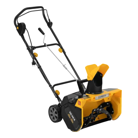 Снегоуборщик электрический DENZEL ESB-460-M, 1.8 кВт, металлический шнек, LED фара