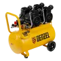 Компрессор безмасл. малошумный DENZEL DLP -3000/50, 3 кВт, 2х1,5 кВт,50 л, 2850 об/мин,500 л/мин