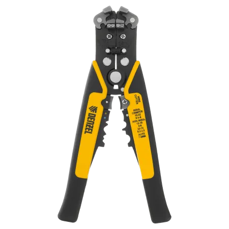 Щипцы для зачистки электропроводов DENZEL 0,2-6 мм2, функция обрезания проводов