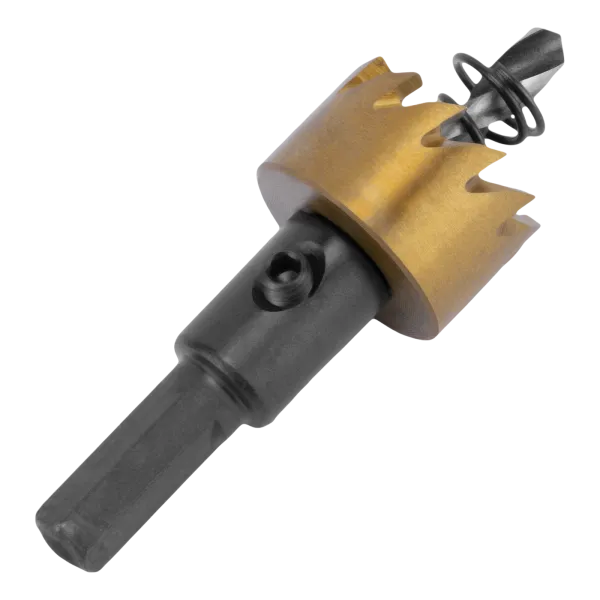 Коронка по металлу DENZEL 724103, 22 мм, HSS, нитридтитановое покрытие