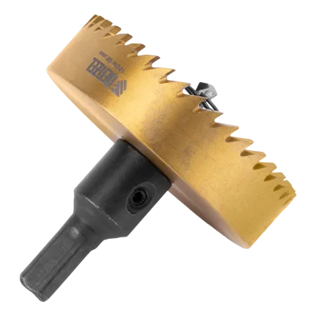 Коронка по металлу DENZEL 724122, 68 мм, HSS, нитридтитановое покрытие