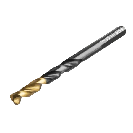 Сверло по металлу DENZEL 6,5 мм, HSS-Tin, Golden Tip, 10 шт.