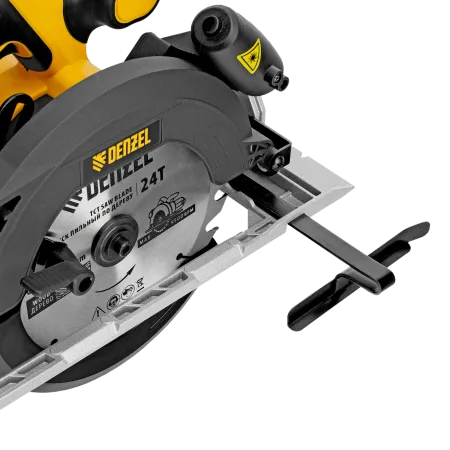 Пила циркулярная аккумуляторная бесщет. DENZEL CCSH-BL-20-185, 185 мм, Li-Ion, 20 В