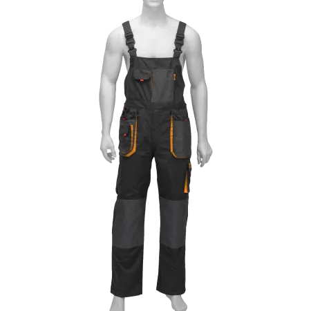 Полукомбинезон профессиональный рабочий DENZEL 65% полиэстер 35% хлопок, XL