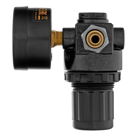 Регулятор давления с манометром DENZEL R1500, 12 бар, 1/4"