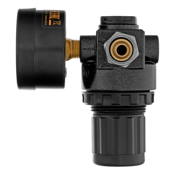 Регулятор давления с манометром DENZEL R1500, 12 бар, 1/4"