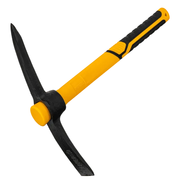 Кирка DENZEL 700 г, фибергласовая обрезиненная рукоятка 385 мм