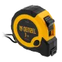 Рулетка DENZEL 3м х 13мм, двухкомп. корпус, кнопка-пауза
