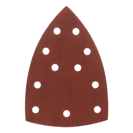 Треугольник абразивный на ворc. подложке под "липучку", перф., P 180, 150х150х100 мм, 5 шт. Denzel