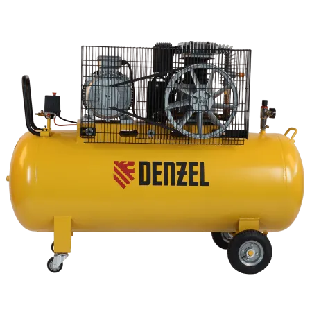 Компрессор воздушный DENZEL BCI5500-T/270, 5.5 кВт, ременный привод, 270 литров, 850 л/мин