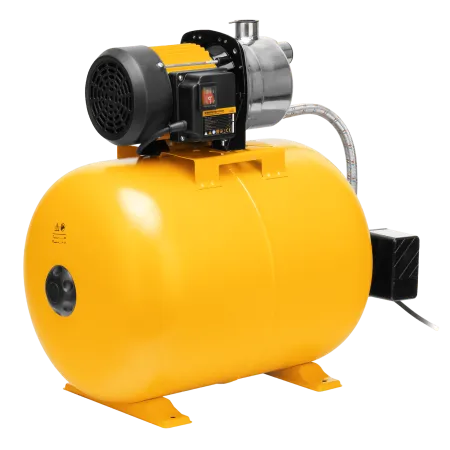 Насосная станция DENZEL PSL1100X, 1100 Вт, 3600 л/ч, ресивер 50 л, подъем 45 м, нержавейка