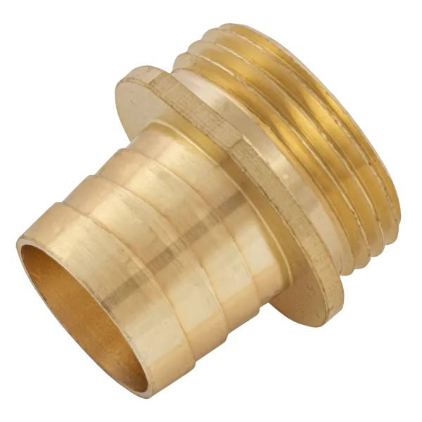 Штуцер для шланга DENZEL 97271, 1 дюйм, с наружной резьбой G1