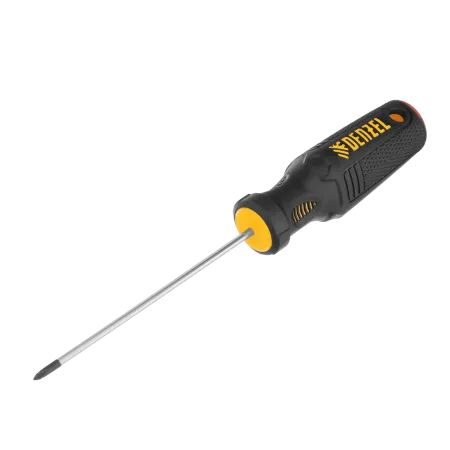 Отвертка DENZEL PH0х100 мм, CrV, трехкомпонентная рукоятка